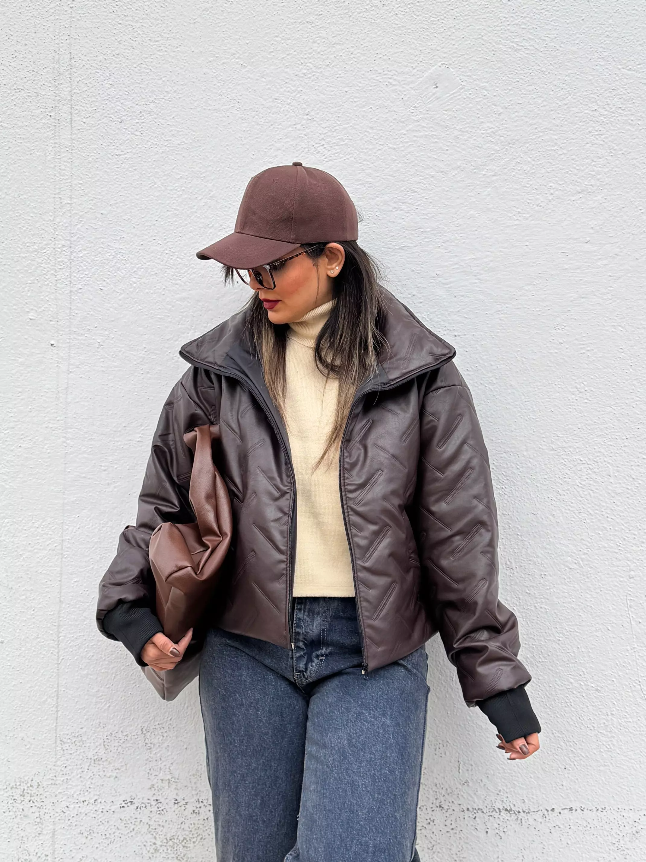 کاپشن چرم تیلور Teylor